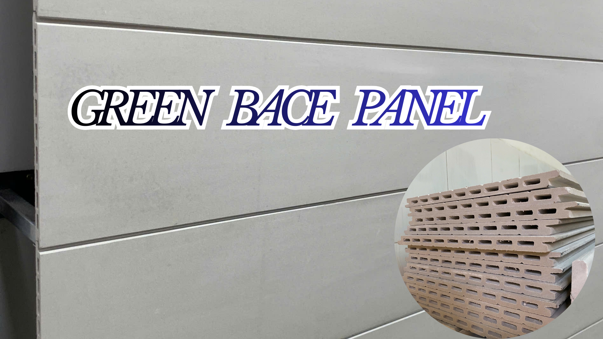 GREEN BACE PANEL